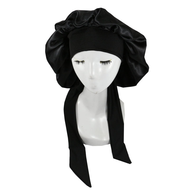 Adjustable Satin Sleep Cap