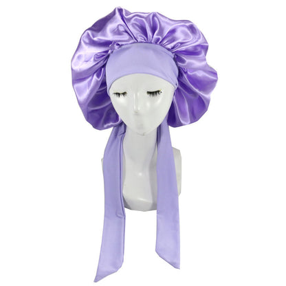 Adjustable Satin Sleep Cap